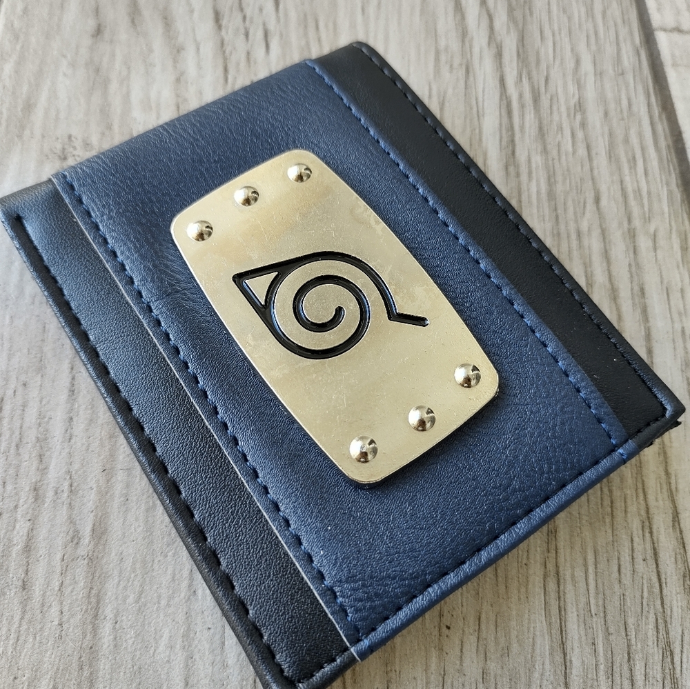 NEW Naruto anime wallet blue and black - Picture 3 of 4